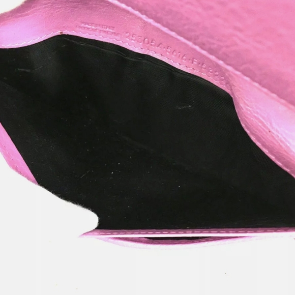 AUTH BALENCIAGA PURPLE BIFOLD LONG WALLET /B1510 - Picture 7 of 14